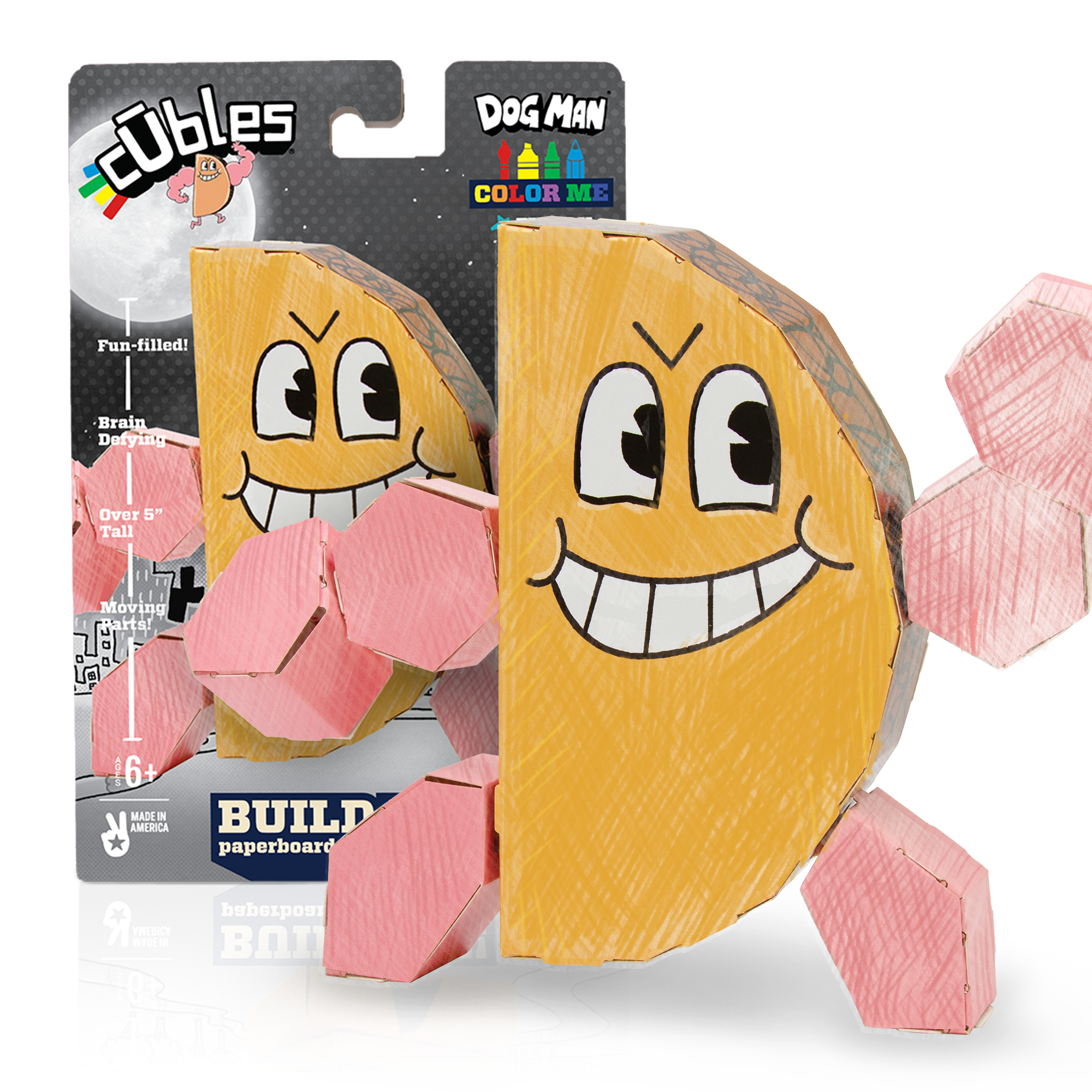 Color Me CUBLES - Philly from Dave Pilkey's Dog Man Series-1
